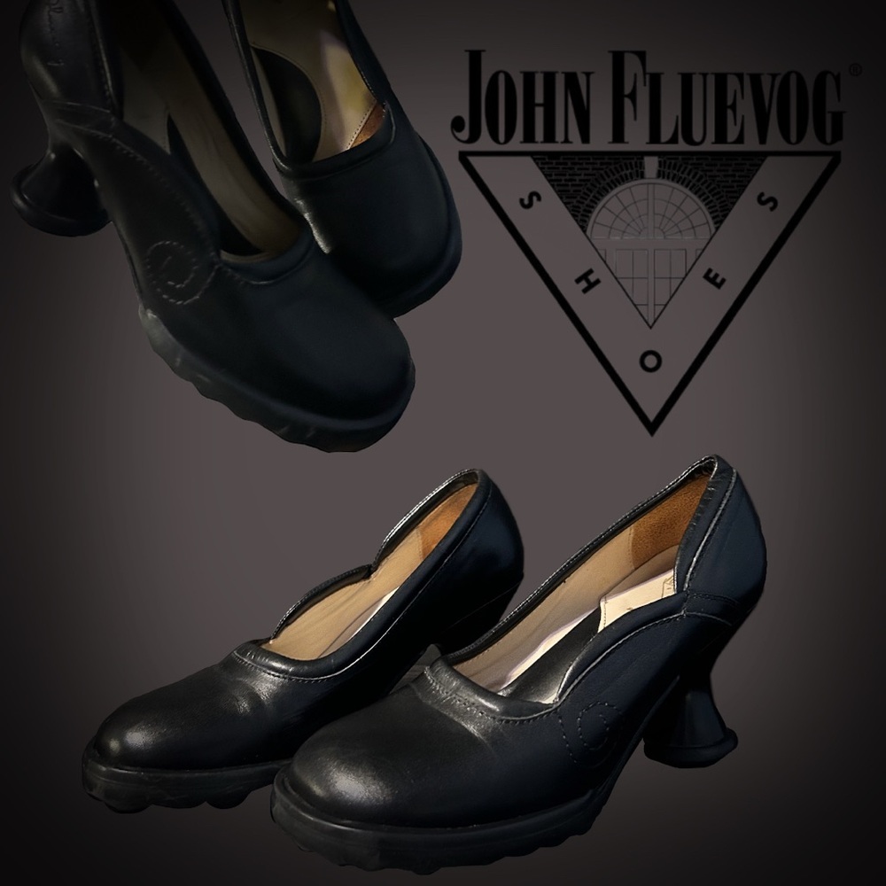 John Fluevog Rare Black Heels